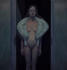 Aris Kalaizis | Frida | Oil on wood | 49 x 47 in | 2012