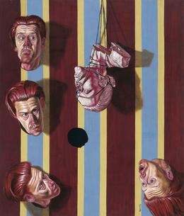 Aris Kalaizis | The Head | Oil on wood | 43 x 47 in | 1995