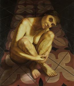 Aris Kalaizis | Mother | Oil on wood | 76 x 66 cm |1994